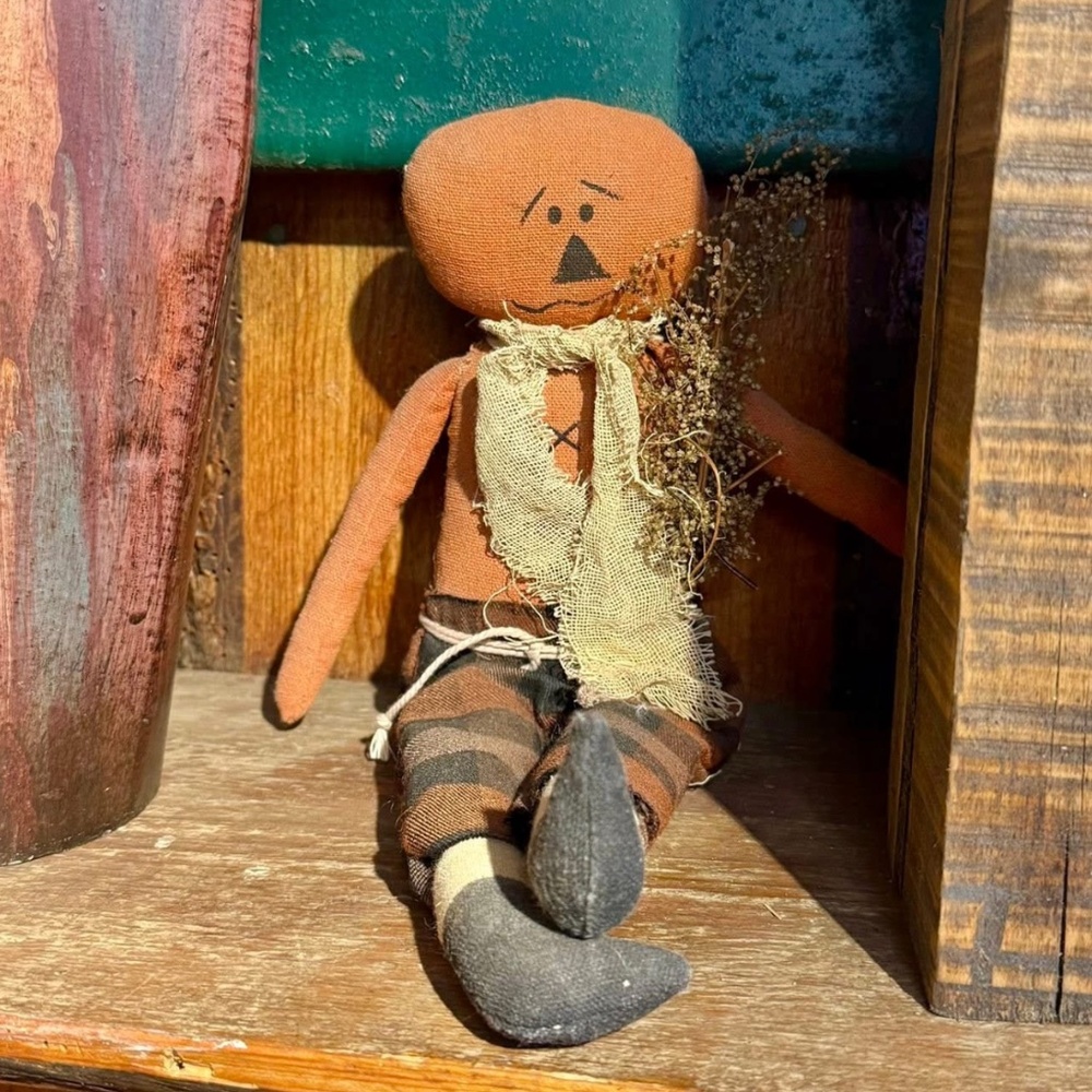 Primitive Pumpkin Doll